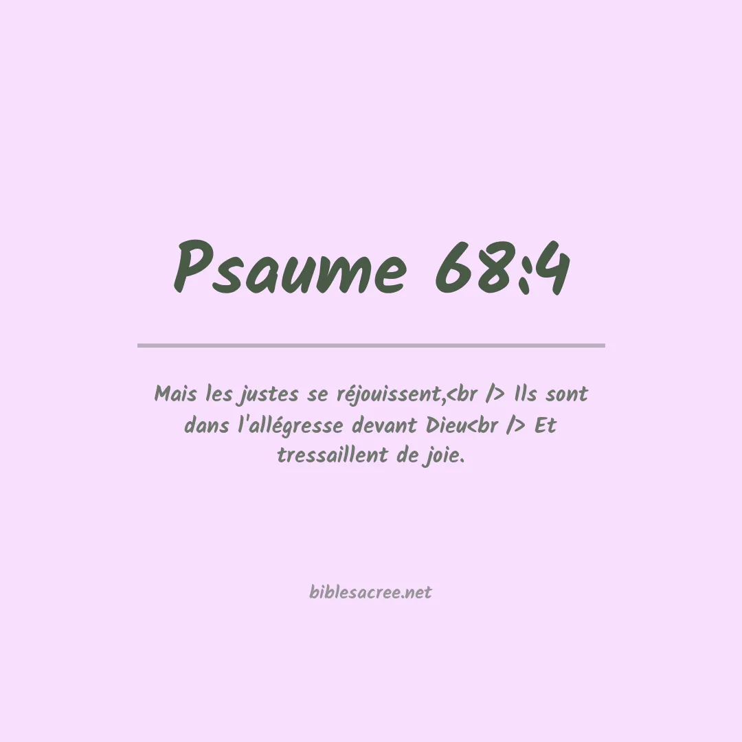 Psaume - 68:4