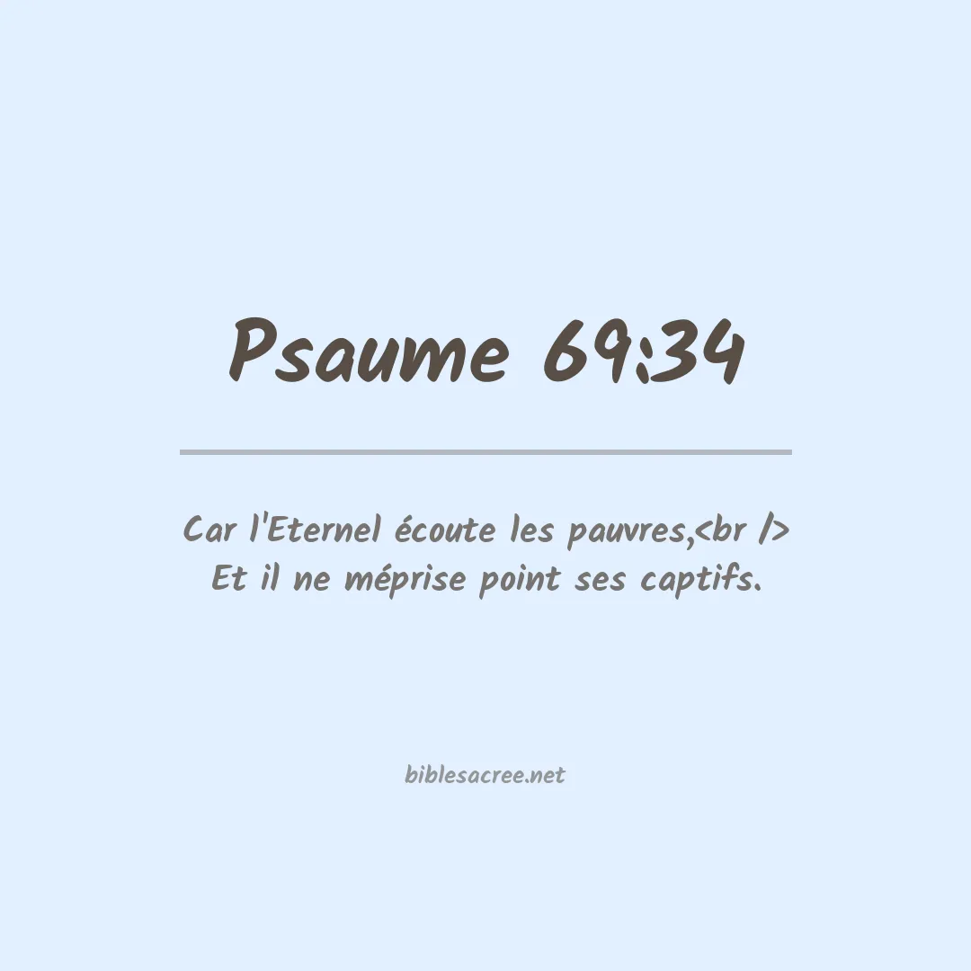 Psaume - 69:34
