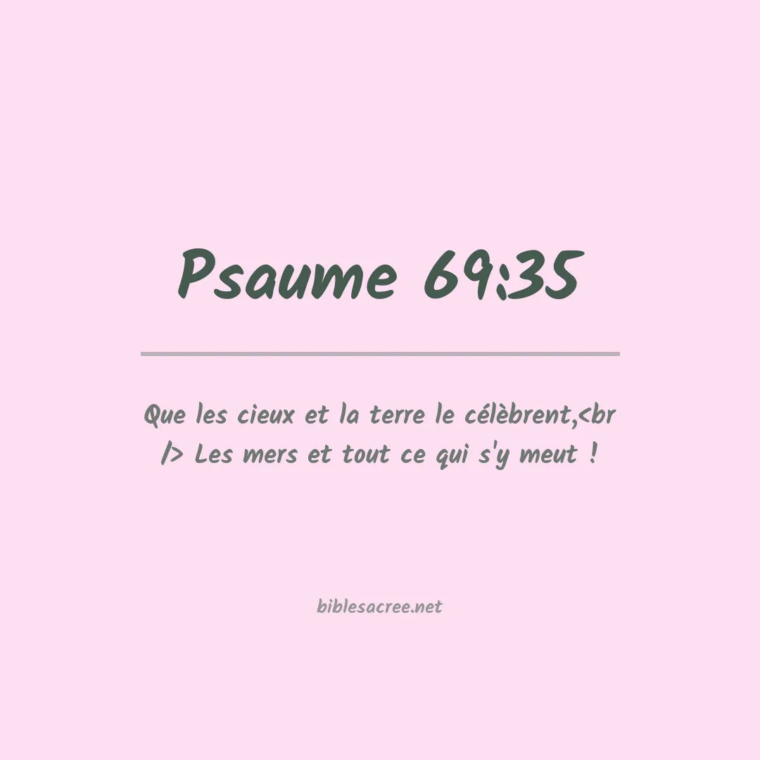 Psaume - 69:35