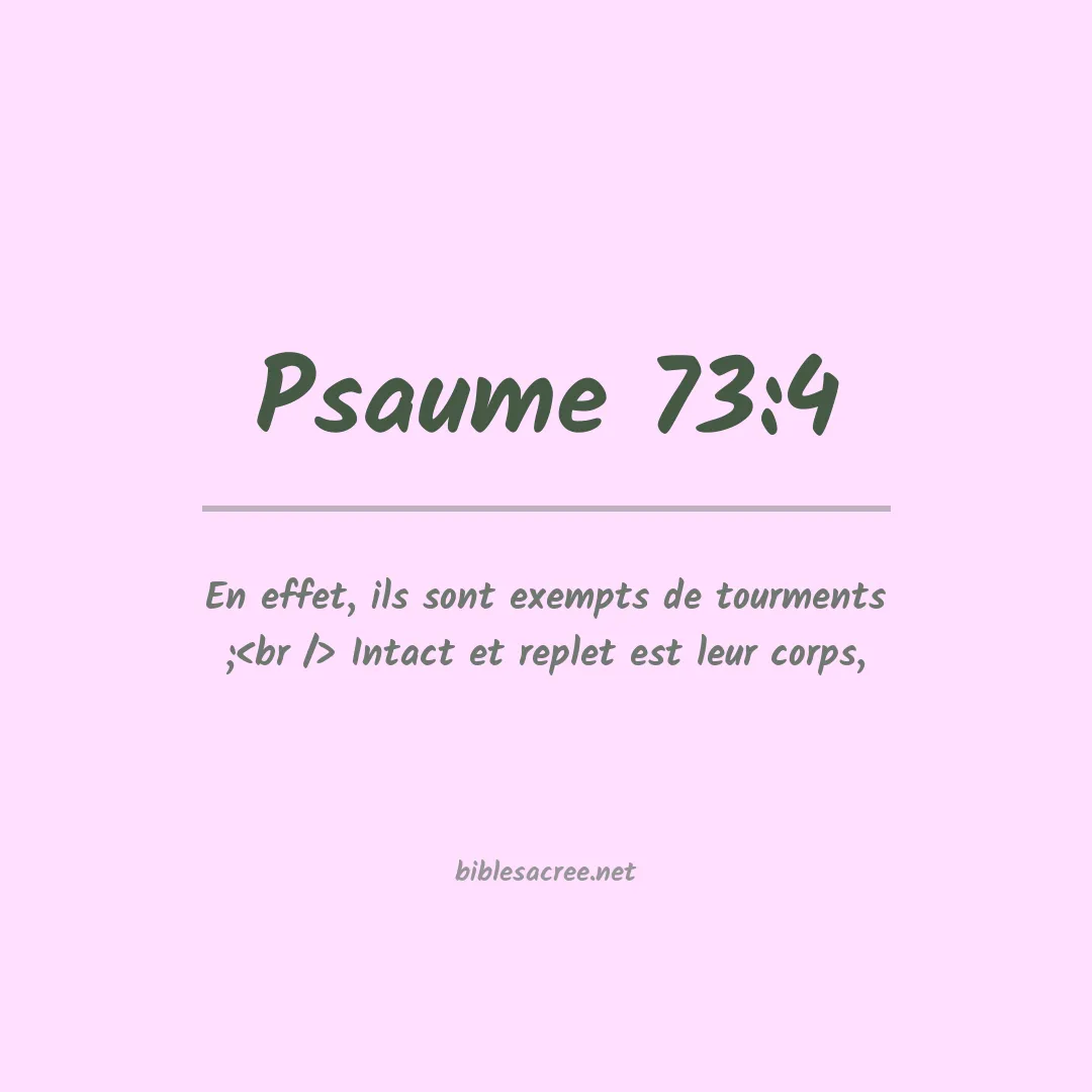 Psaume - 73:4