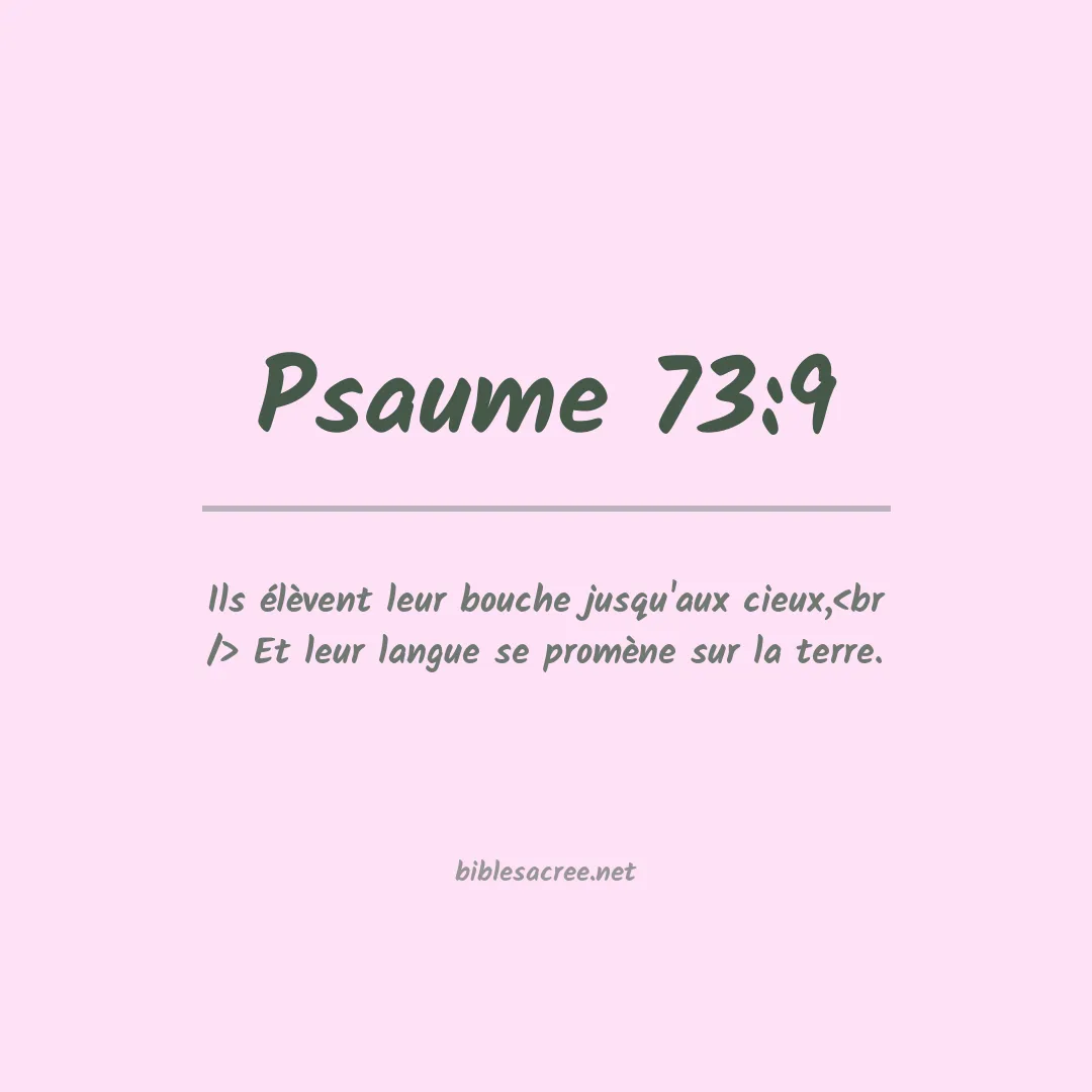 Psaume - 73:9