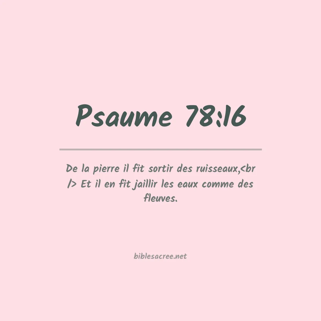 Psaume - 78:16