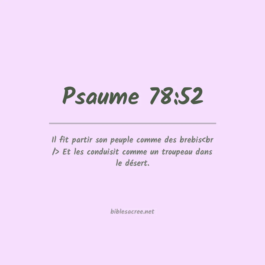 Psaume - 78:52