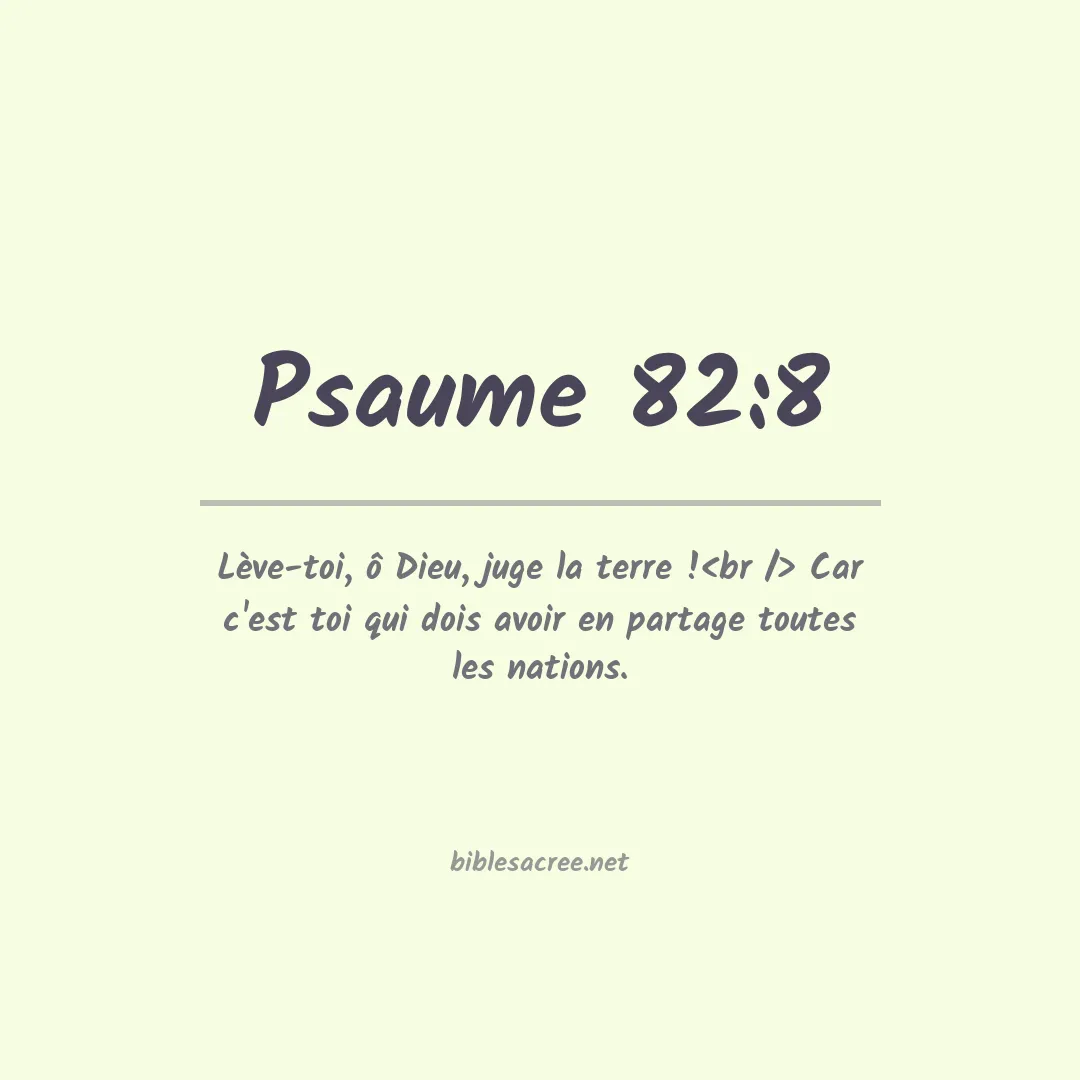 Psaume - 82:8