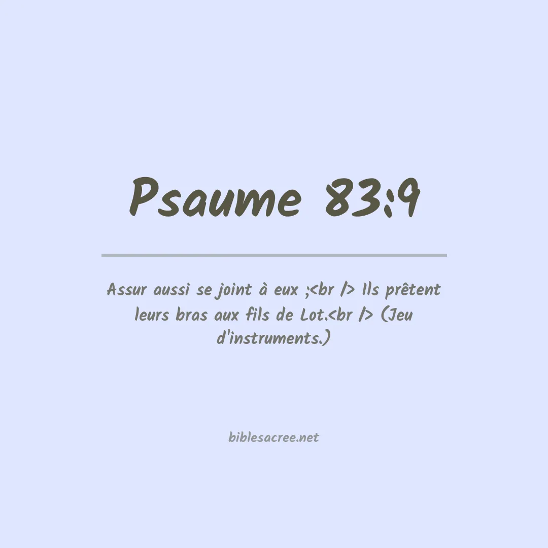 Psaume - 83:9