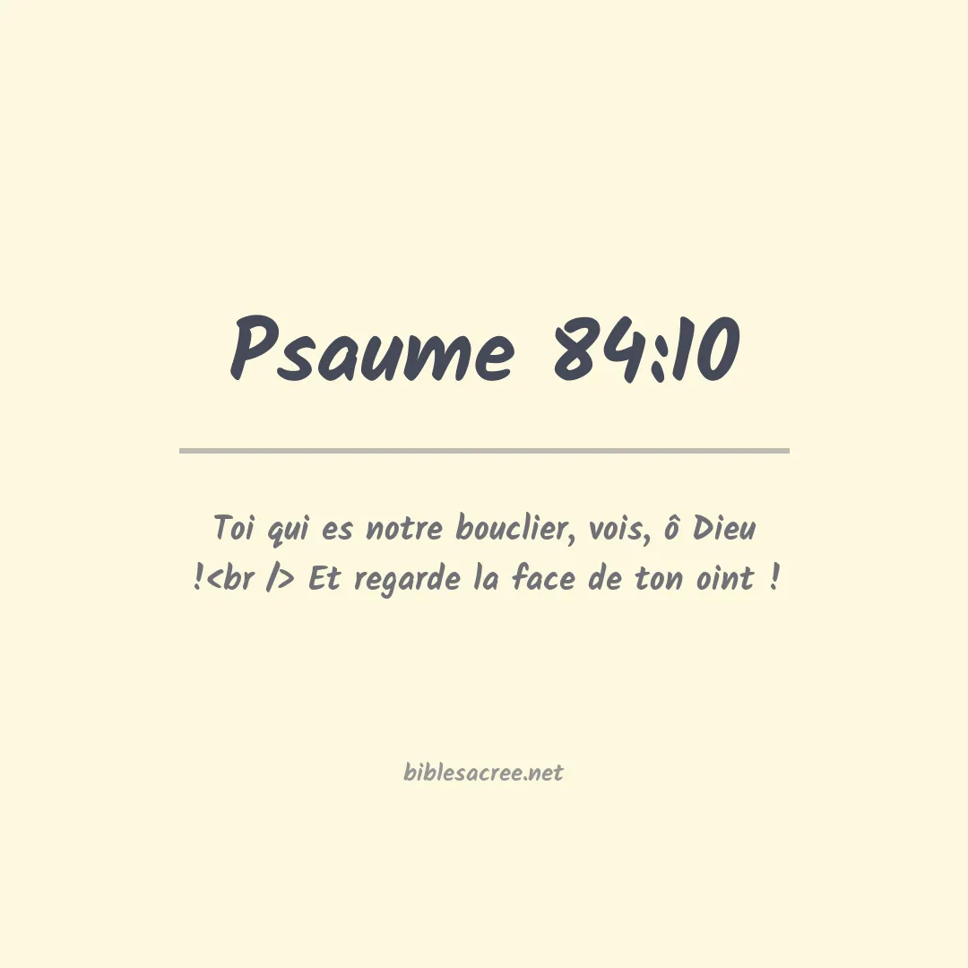 Psaume - 84:10