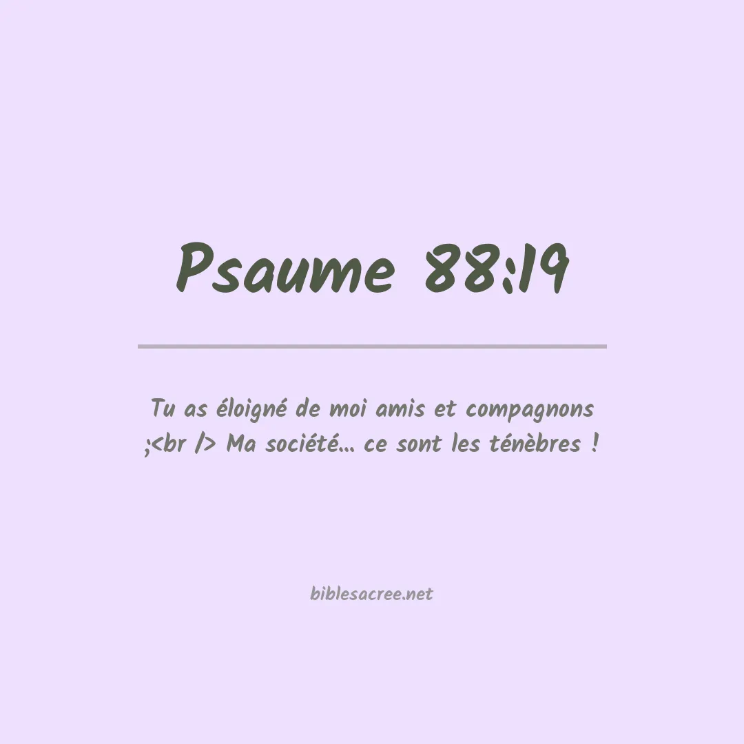Psaume - 88:19
