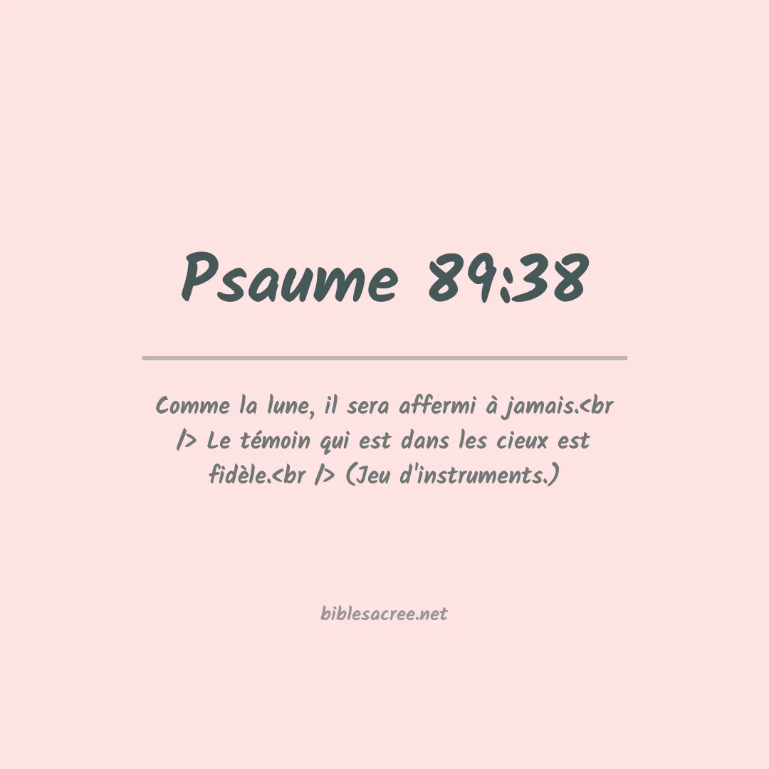 Psaume - 89:38