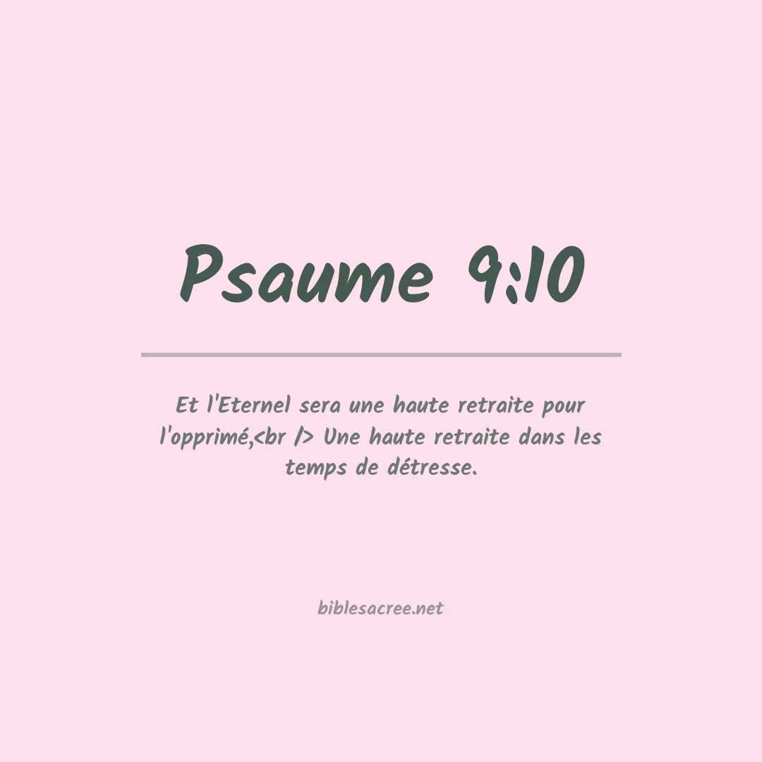 Psaume - 9:10