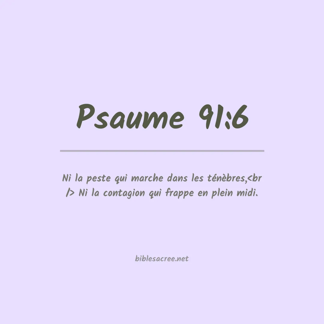 Psaume - 91:6