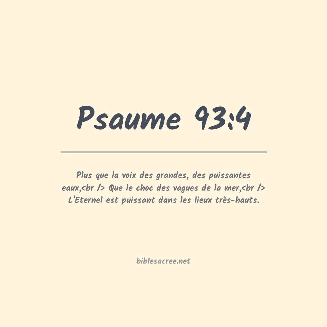 Psaume - 93:4