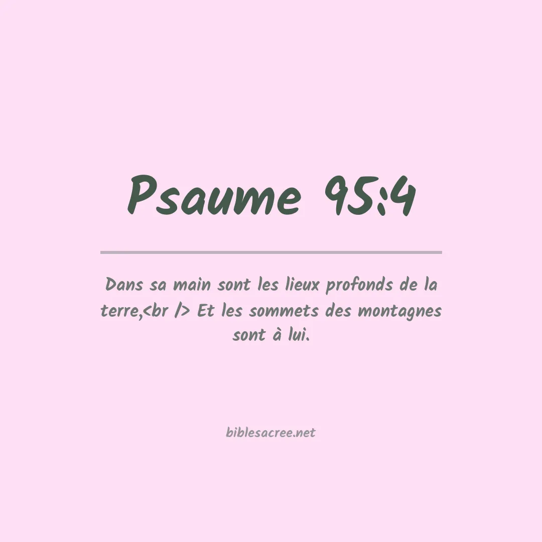 Psaume - 95:4