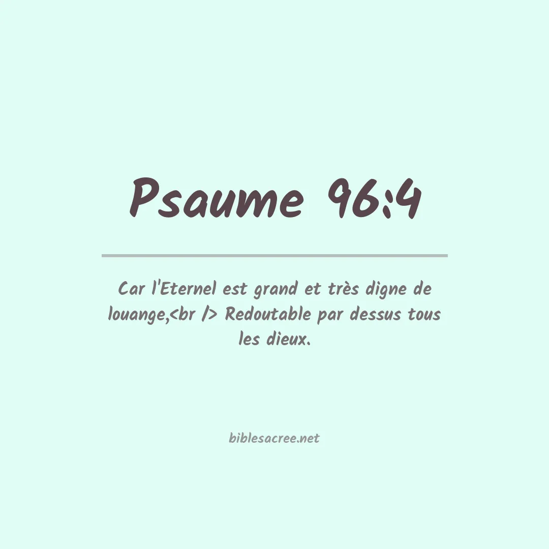 Psaume - 96:4