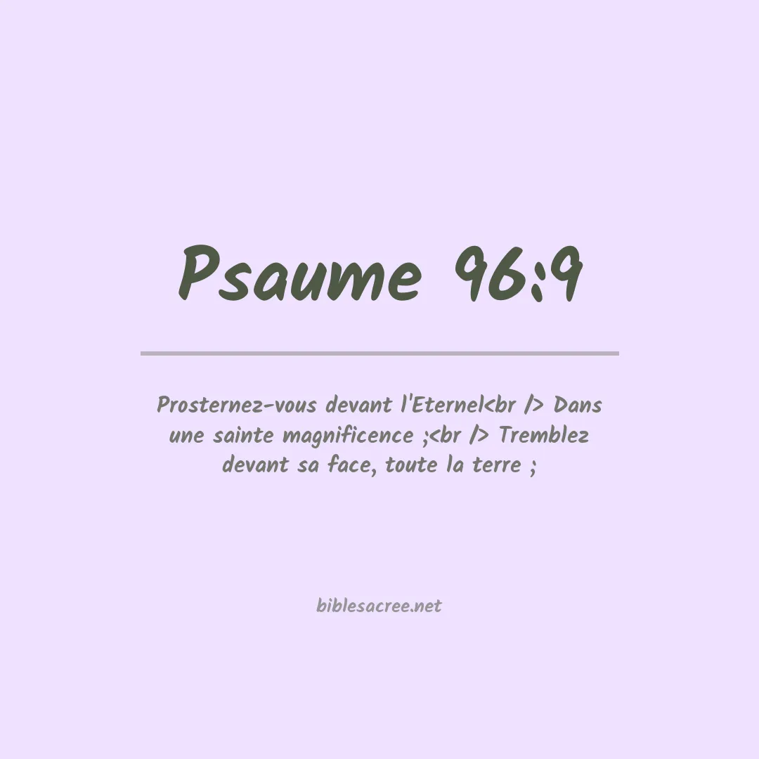 Psaume - 96:9