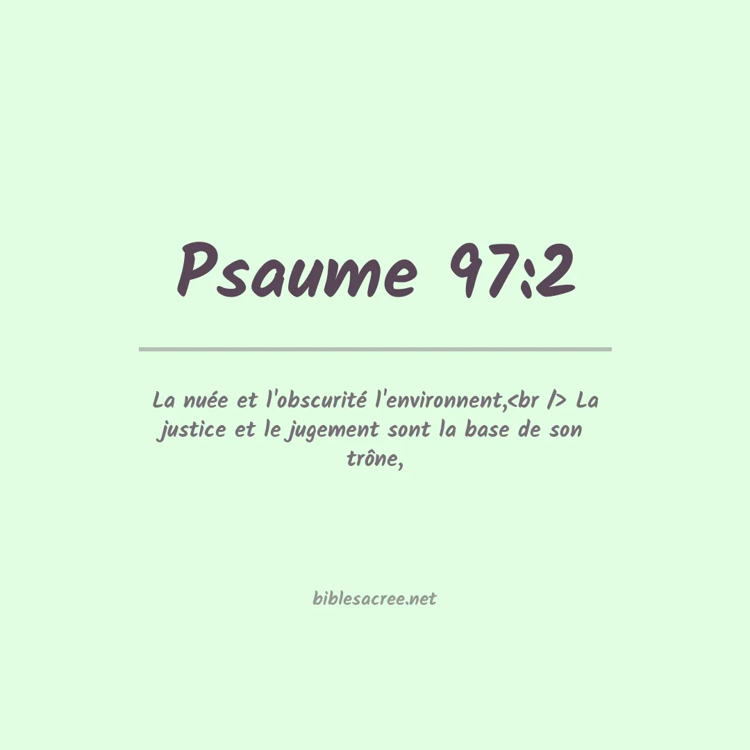 Psaume - 97:2