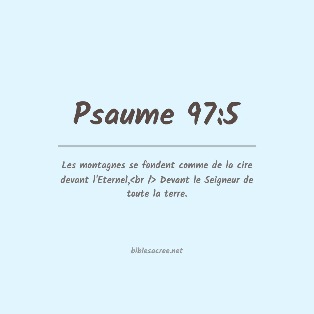 Psaume - 97:5