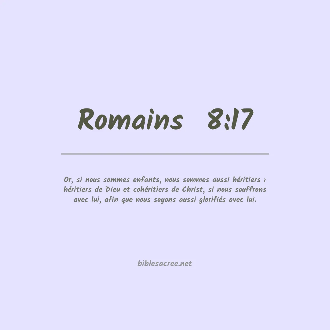 Romains  - 8:17