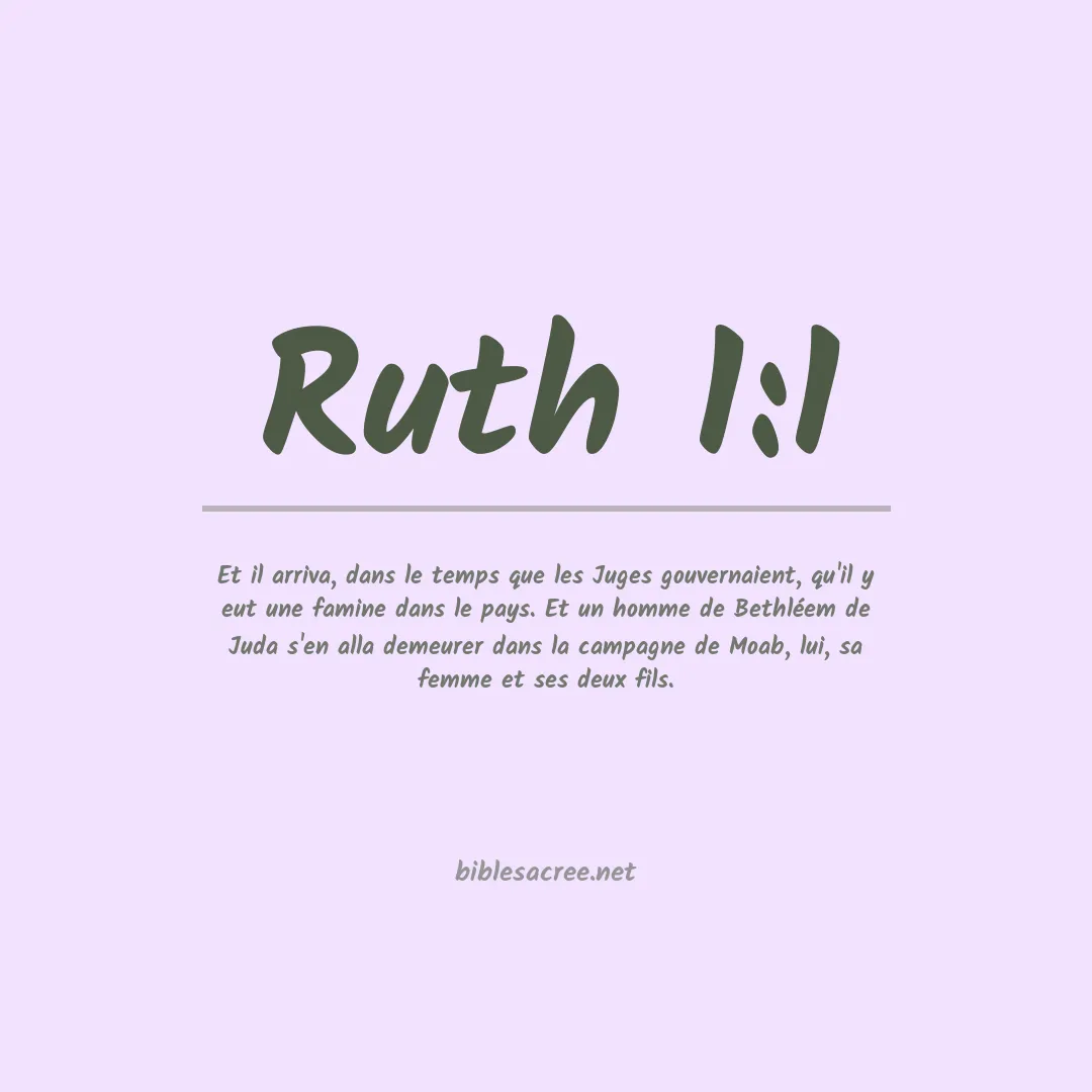Ruth - 1:1