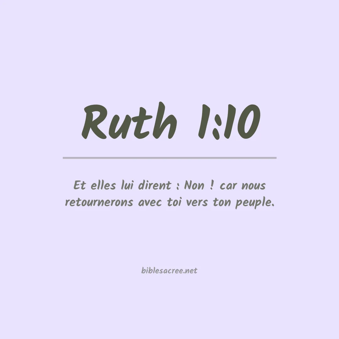 Ruth - 1:10
