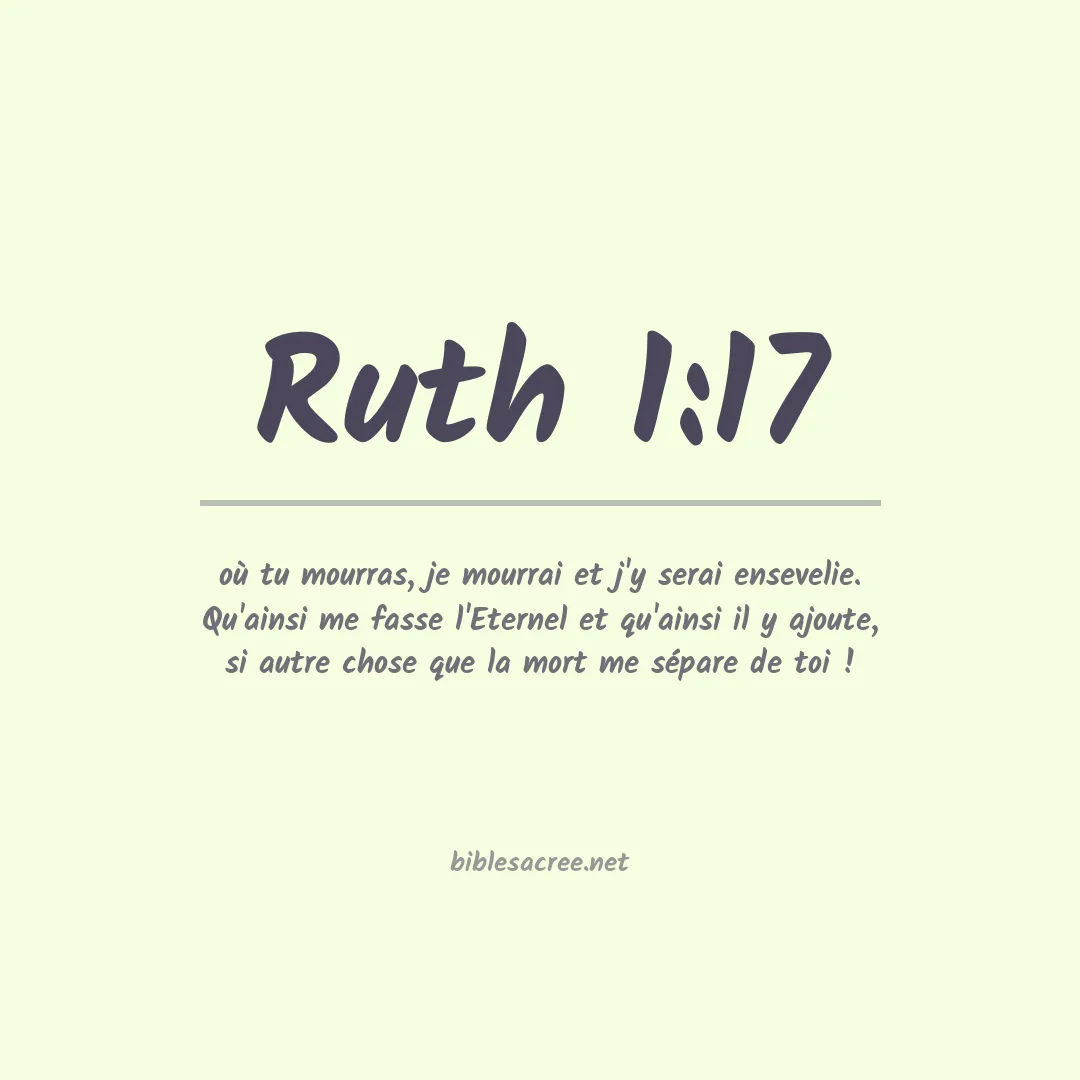 Ruth - 1:17