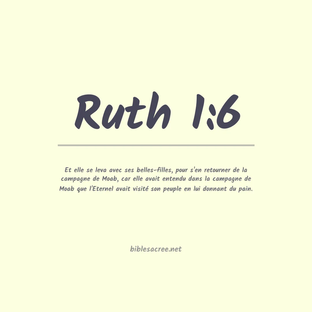 Ruth - 1:6