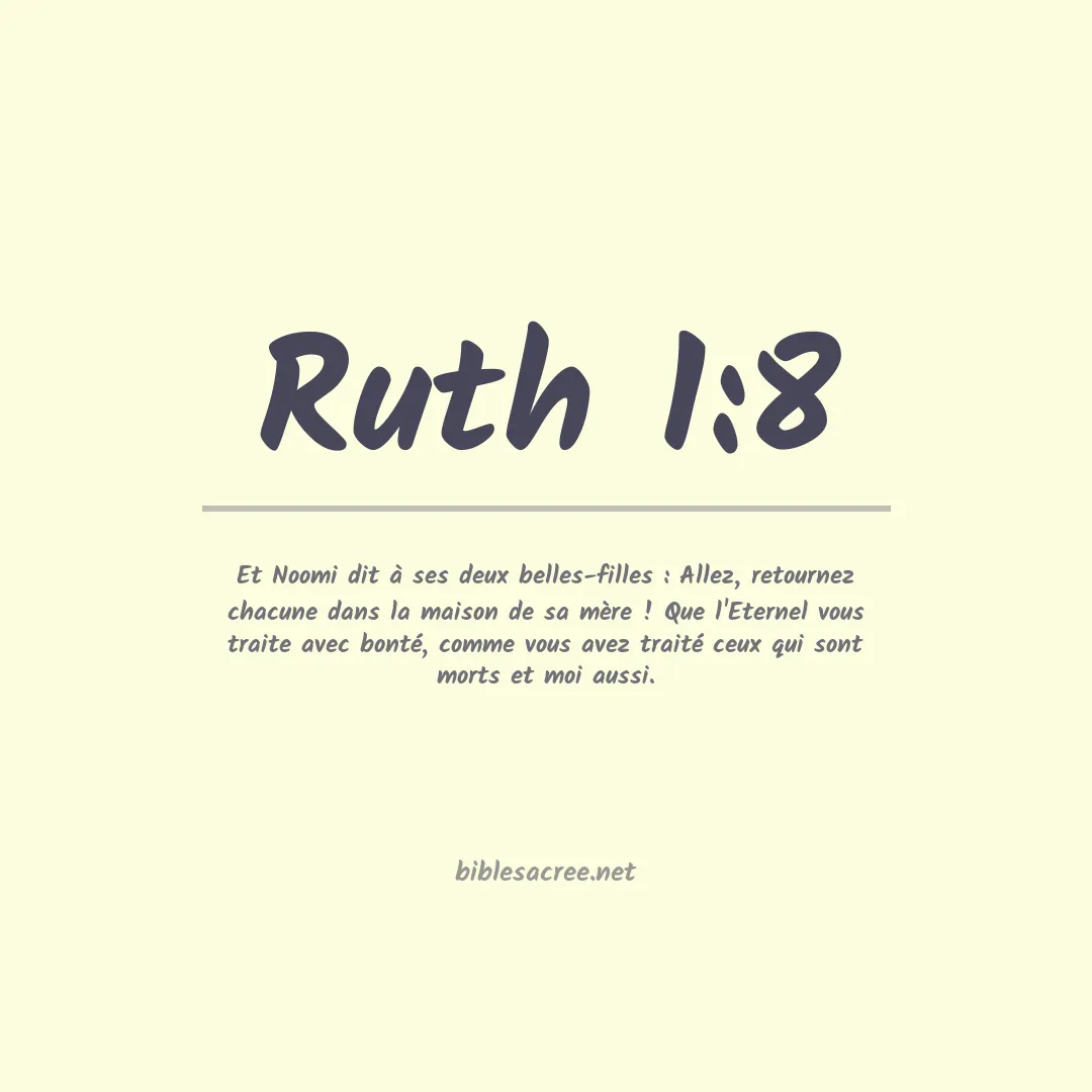 Ruth - 1:8