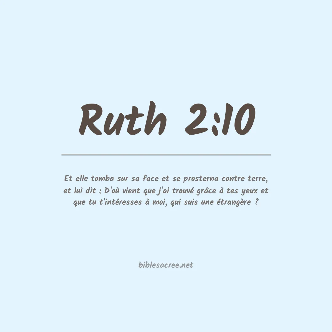 Ruth - 2:10