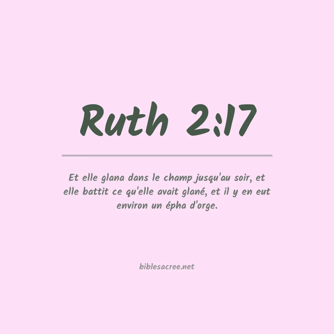 Ruth - 2:17