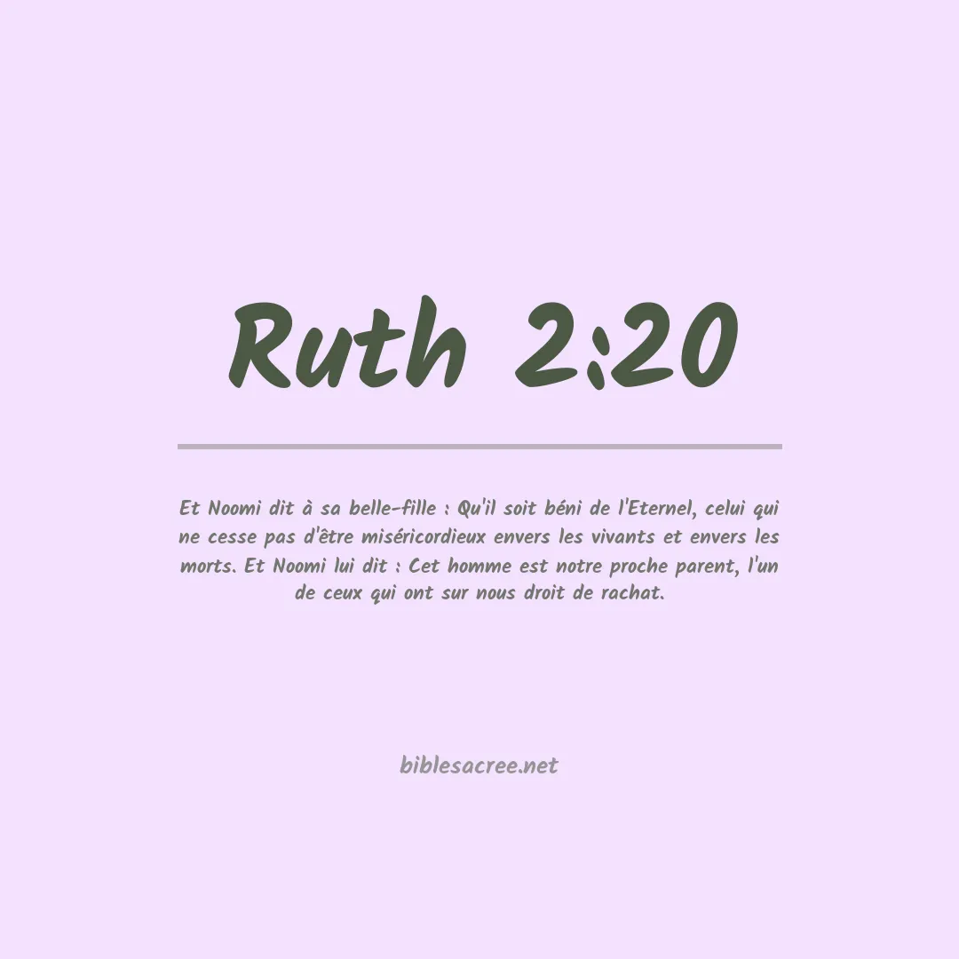 Ruth - 2:20