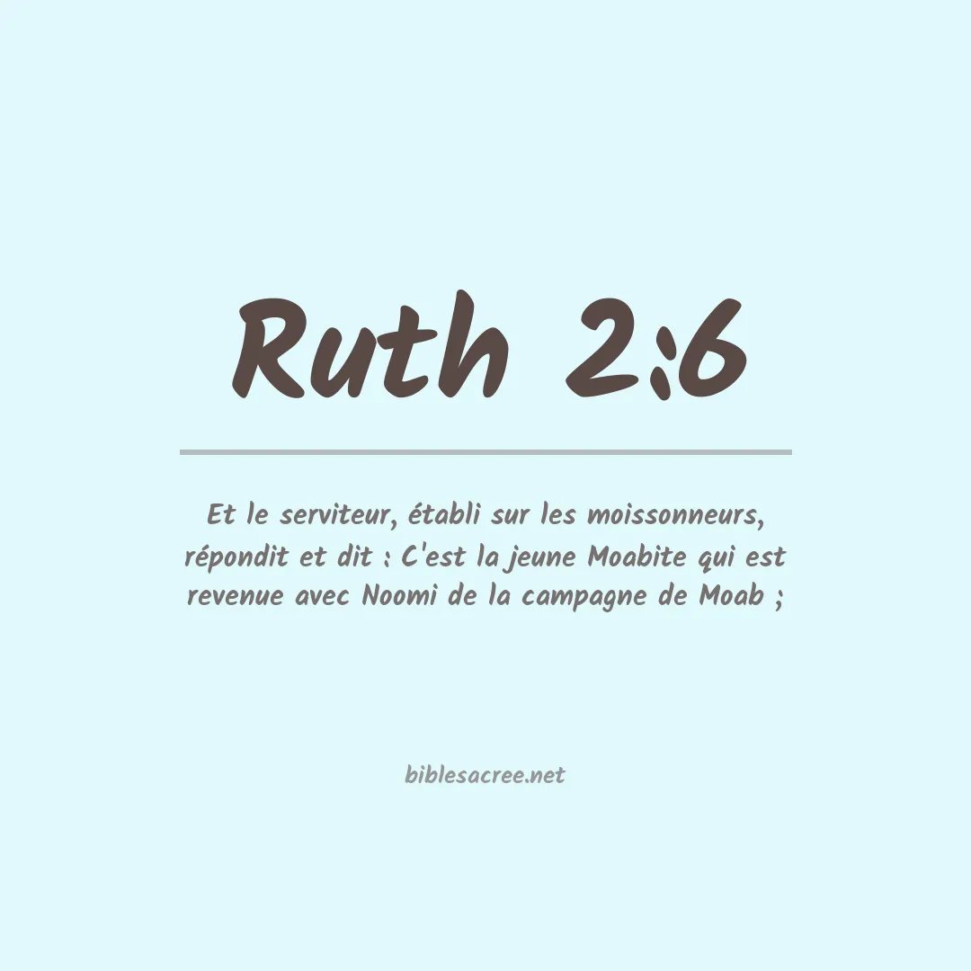 Ruth - 2:6