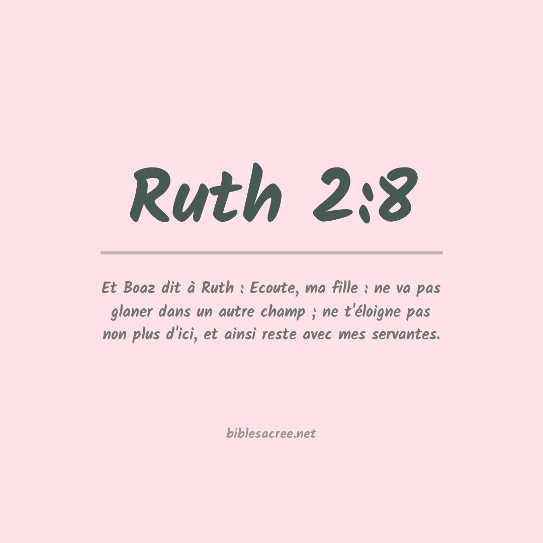 Ruth - 2:8