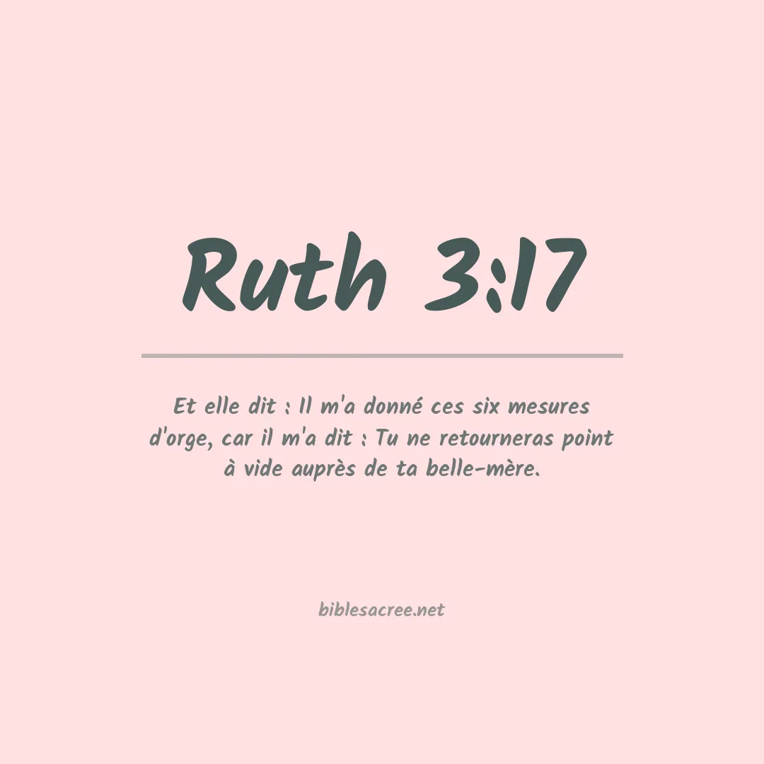 Ruth - 3:17