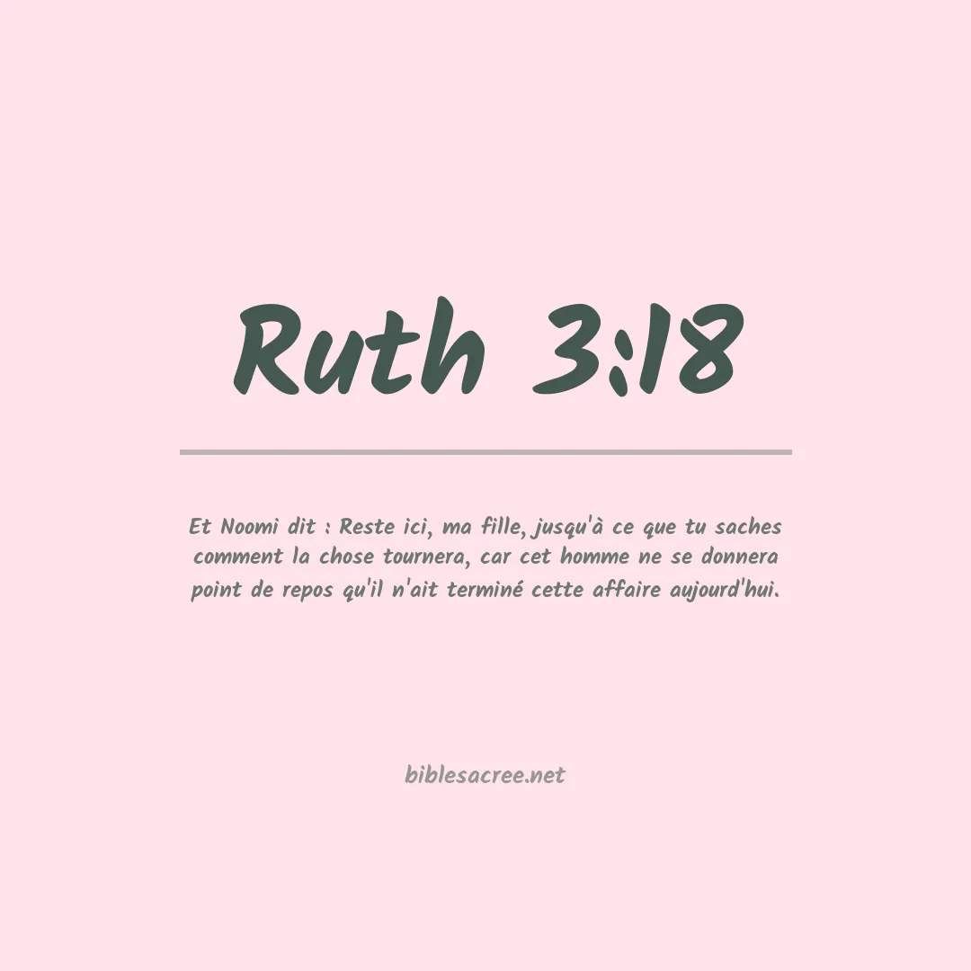 Ruth - 3:18