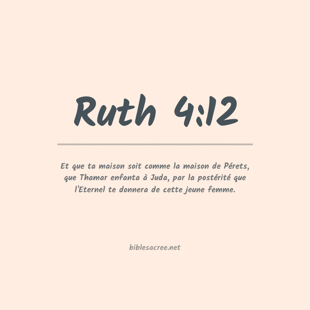 Ruth - 4:12