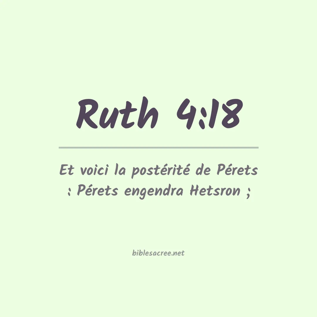 Ruth - 4:18