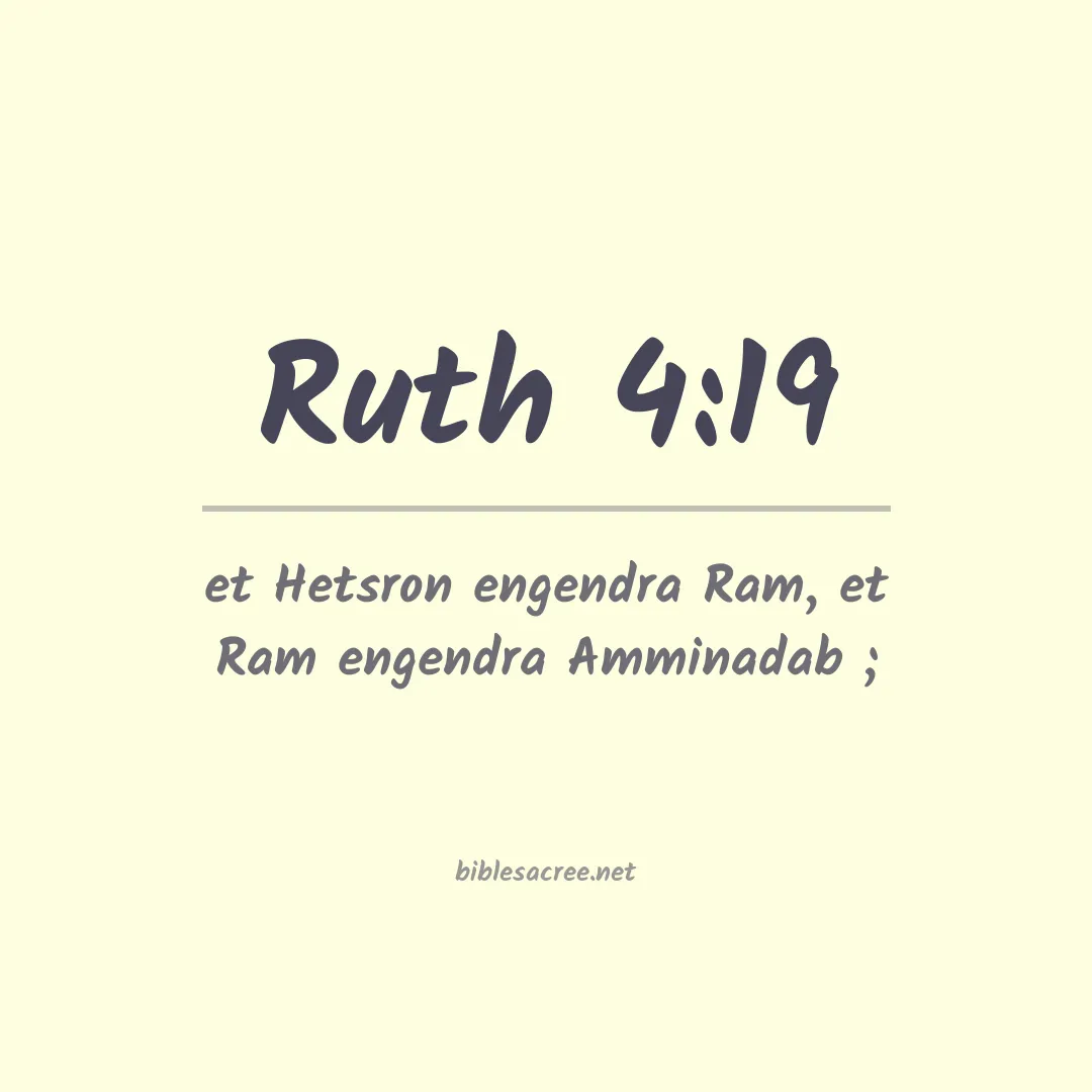 Ruth - 4:19
