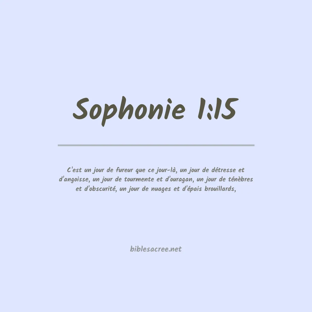 Sophonie - 1:15