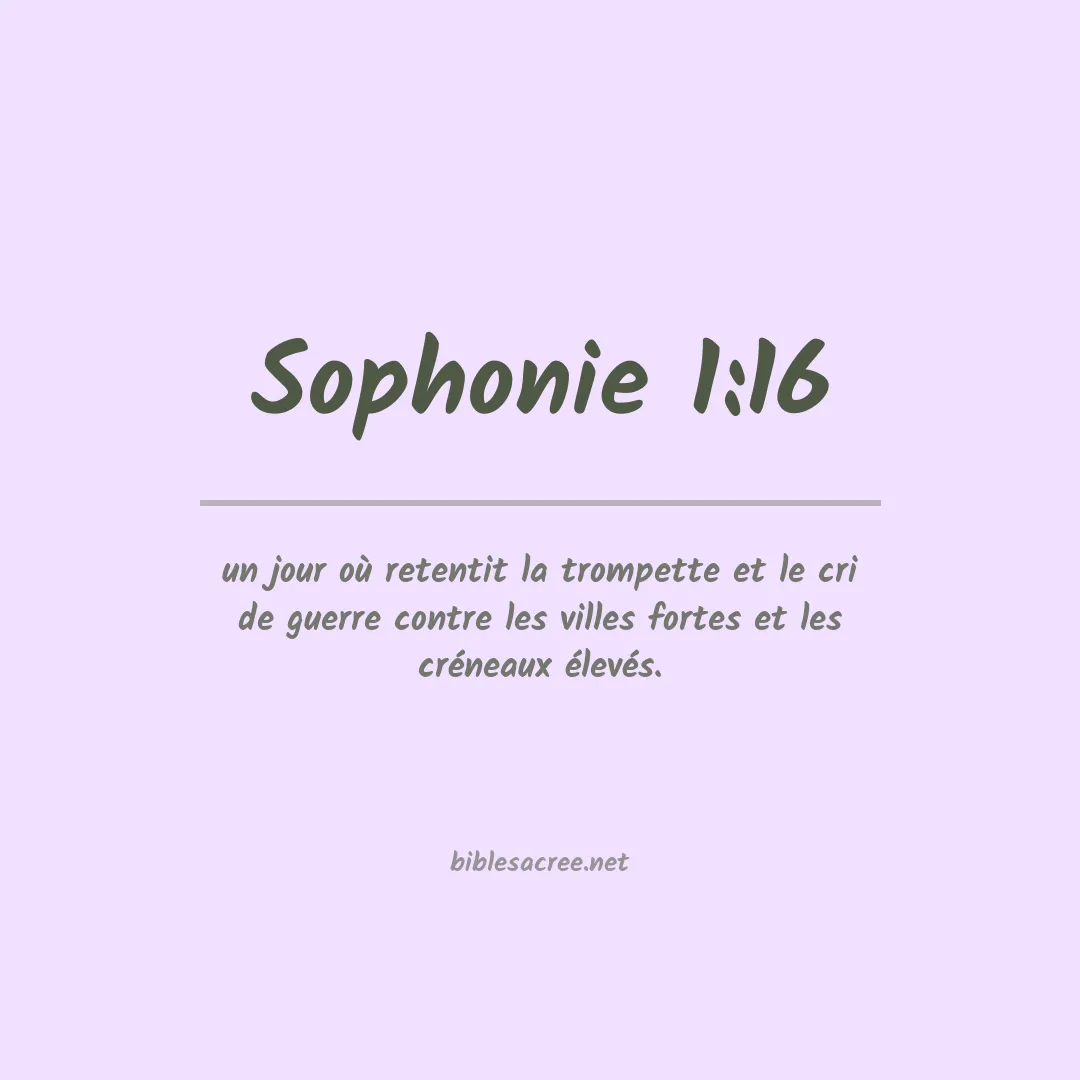Sophonie - 1:16