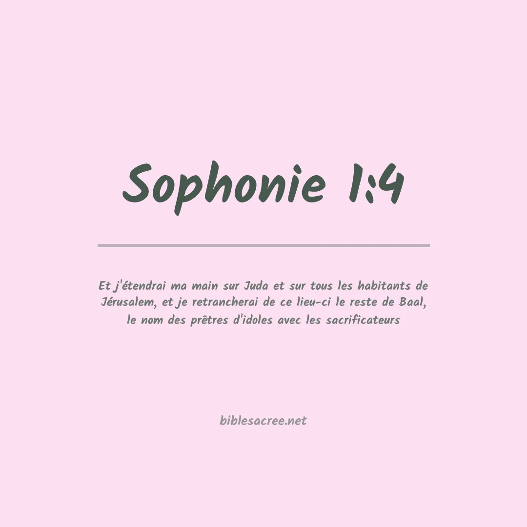 Sophonie - 1:4