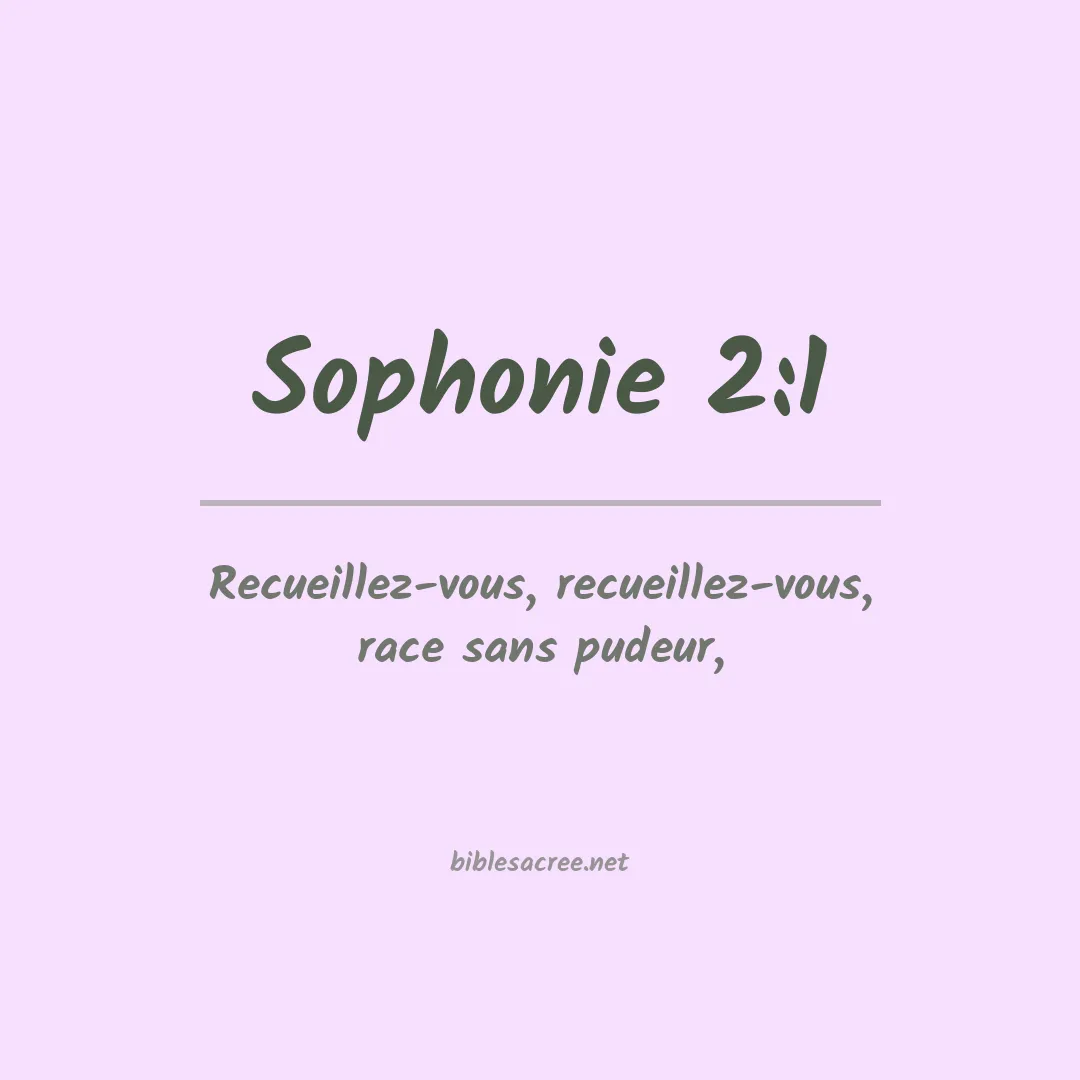 Sophonie - 2:1