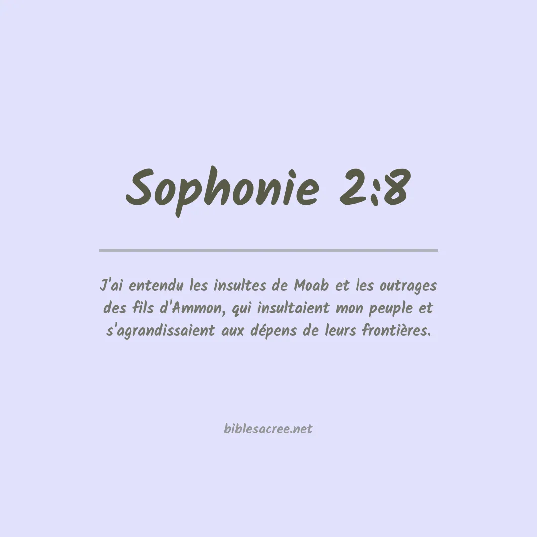 Sophonie - 2:8