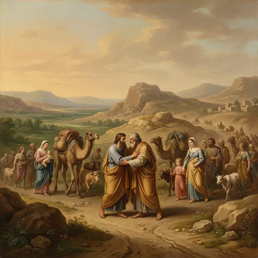 Abraham et Lot se séparent