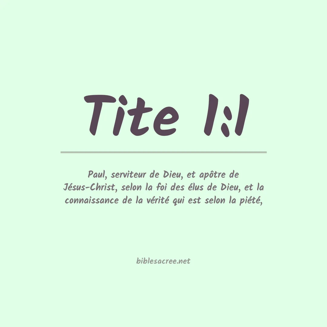 Tite - 1:1