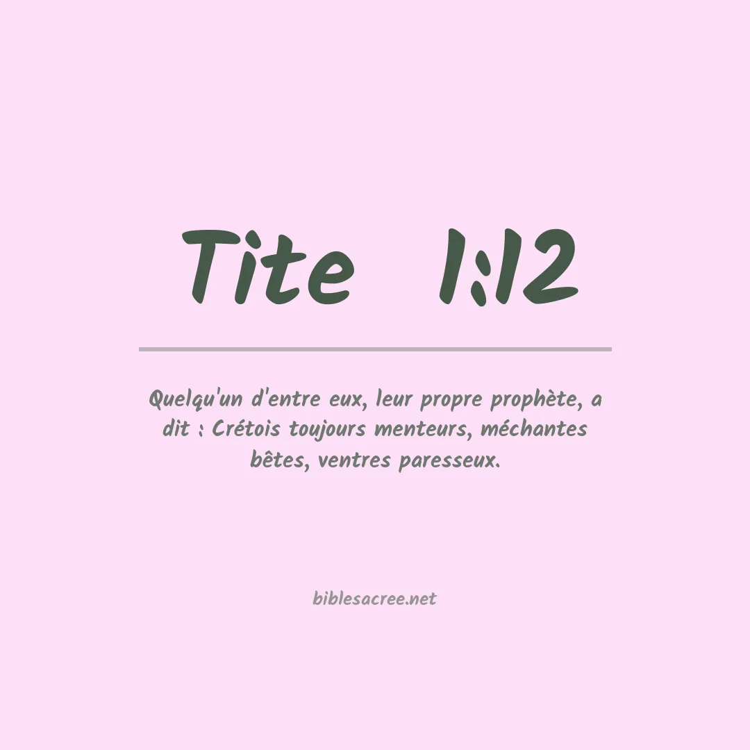 Tite  - 1:12