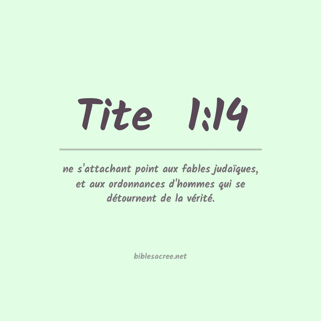 Tite  - 1:14