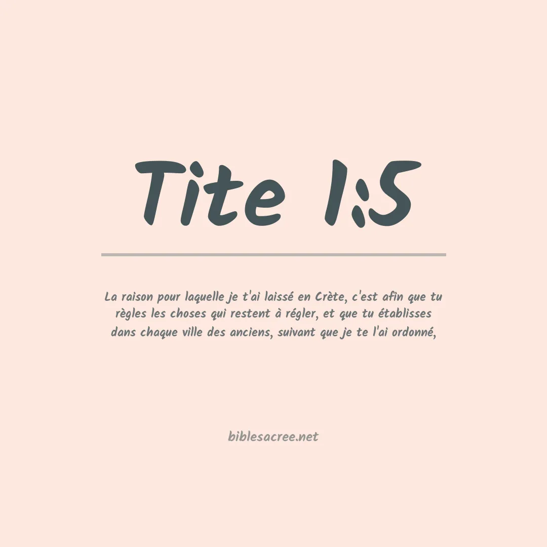 Tite - 1:5