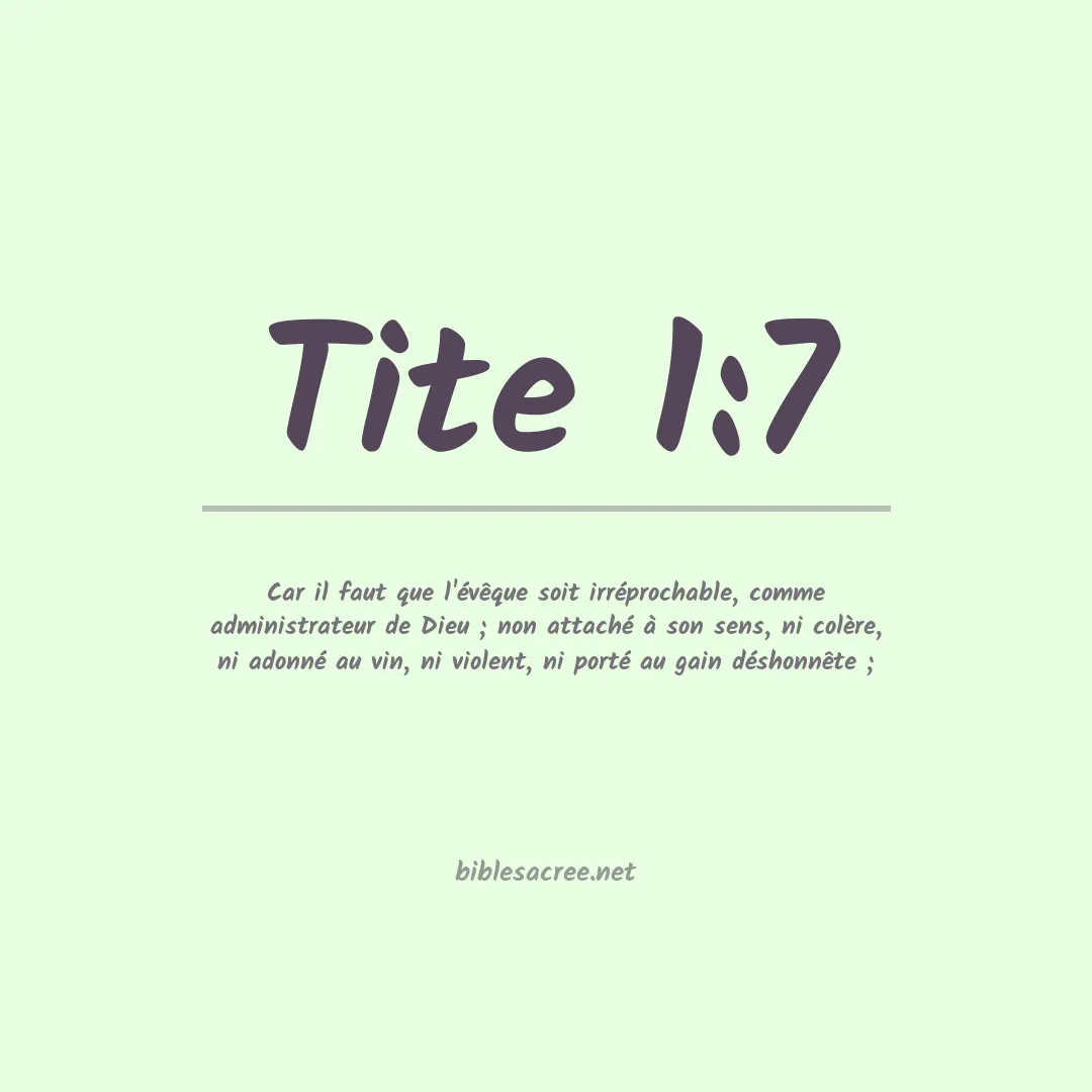 Tite - 1:7