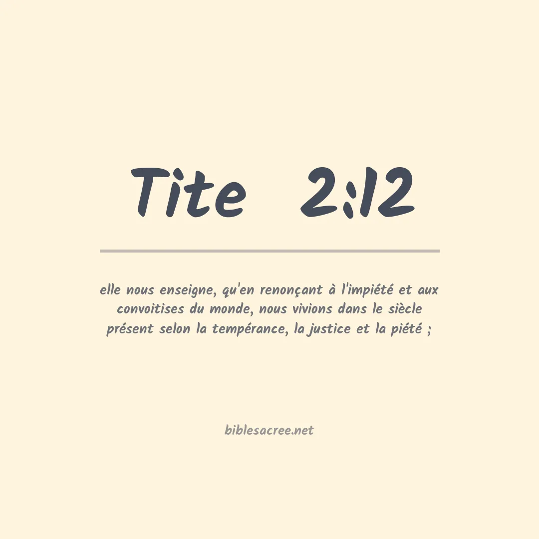 Tite  - 2:12