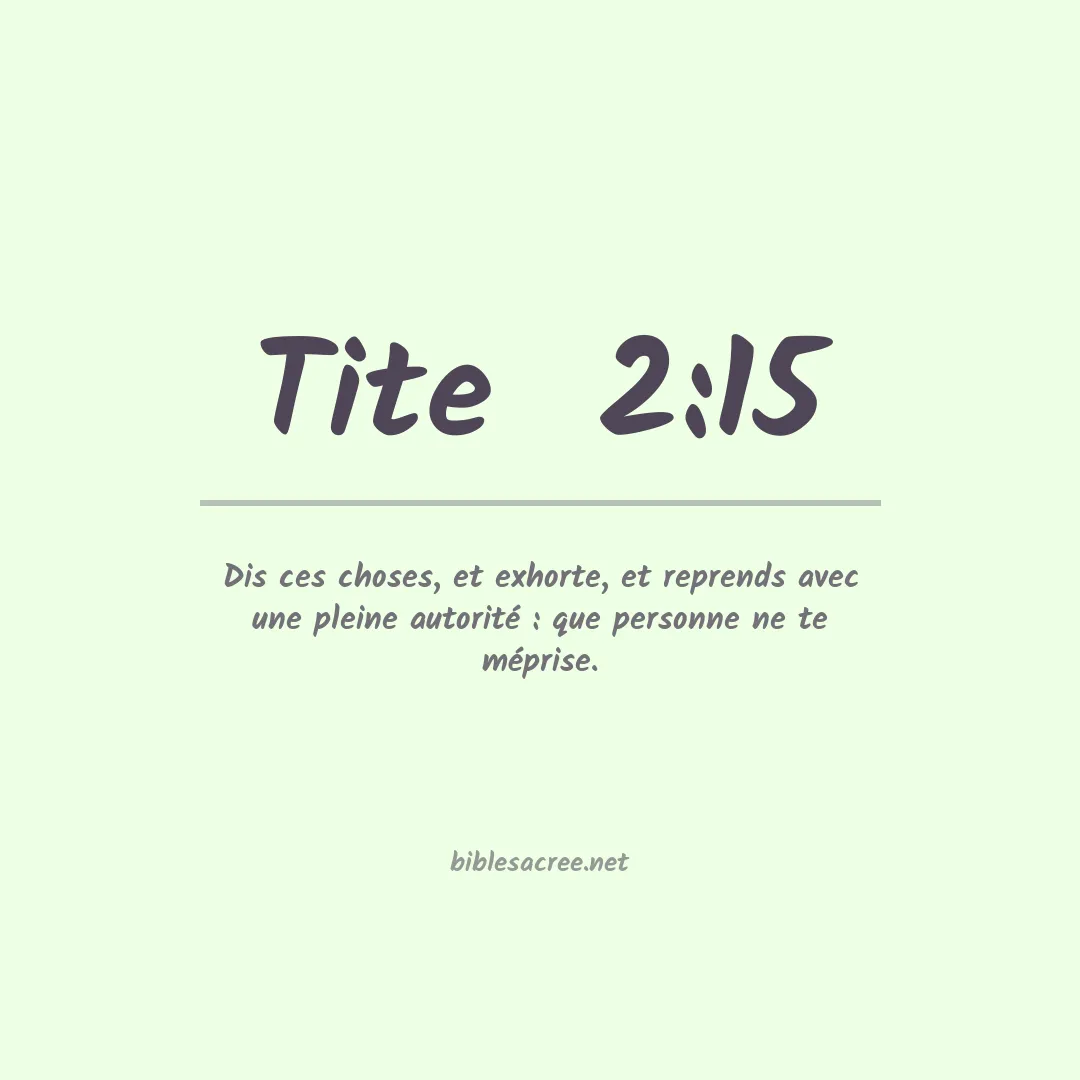Tite  - 2:15