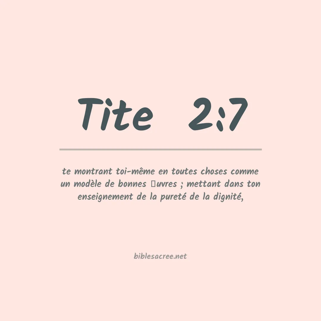 Tite  - 2:7